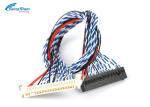 Scanner Computer LVDS Cable 30 Pin , PVC Jacket 7.0 Mm LVDS Display Cable