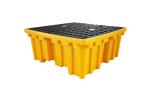 4 Sides Forklift Entry PE Pallet L1380 W1380 H900mm 385Gallon
