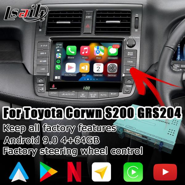 Buy cheap Toyota Crown Android system wireless carplay android auto upgrade S200 GRS204 URS206 UZS207 Majesta Athlete from wholesalers