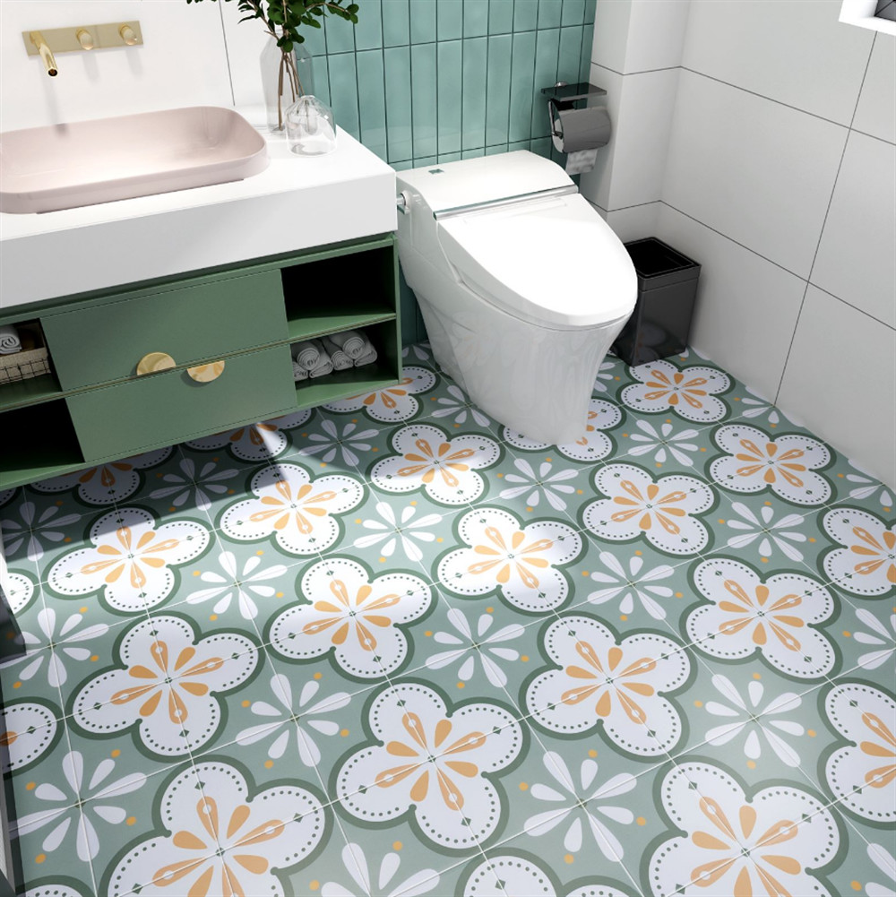 Waterproof Indoor Floor Tile For Living Room And Green 200x200mm Wall Ceramic Tiles For Bathroom
