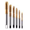 Buy cheap M14-M24 HSS-E Tin-Coated Spiral Fluted Tap with British Standard ISO Standard from wholesalers