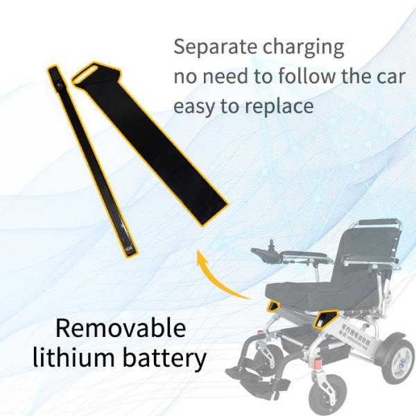 Buy cheap 275.58lbs 47.40lbs Multifunction Foldable Electric Wheelchair from wholesalers