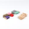 Buy cheap Mini Colorful Wooden Photo Clips – Multicolor Craft Clothespins for Wall Decoration, Party, and DIY Projects from wholesalers