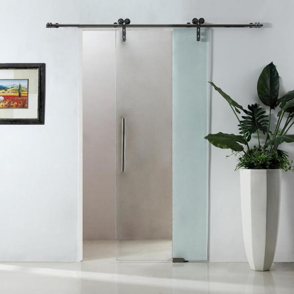 Buy cheap Customized Interior Barn Door Kit Stainless Steel For Glass Doors from wholesalers