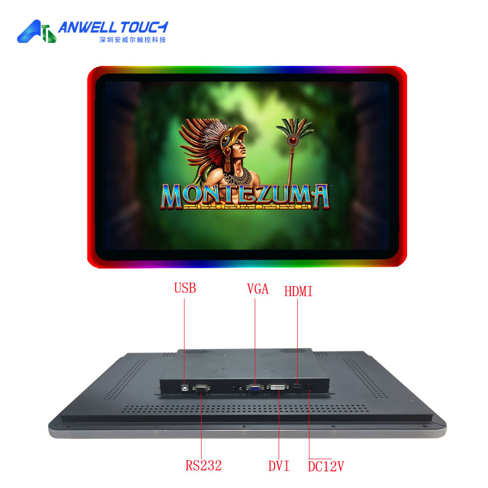 Waterproof Touch Screen Gaming Monitor 21.5Inch 1920*1080 With Multi Capacitive Touch Screen