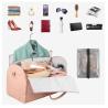 Buy cheap Foldable Women's Travel Carry On Clothing Bag Large PU Leather Duffel Bag OEM ODM from wholesalers