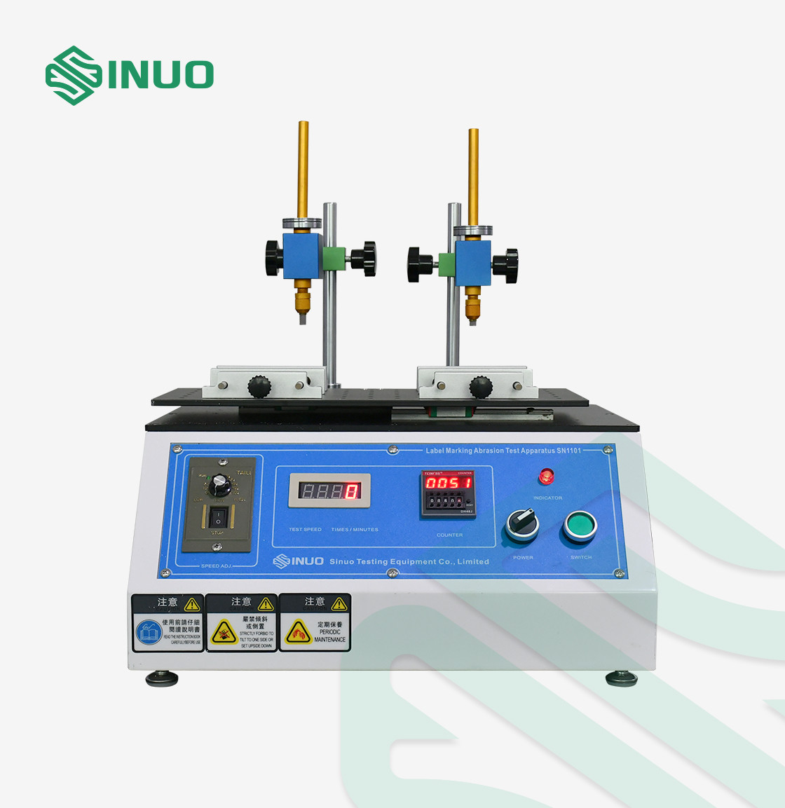 IEC 62196 Dual Station Label Marking Abrasion Test Apparatus
