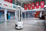 public AI Powered ultraviolet Virus Killing Robot