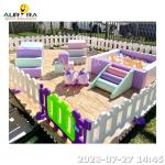 Buy cheap Ball Pit Pool Equipment Soft Play Fence For Kids White Soft Play Ball Pit from wholesalers