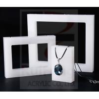 Buy cheap Luxury white Necklace Display, jewelry display block, Customized necklace product