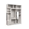 Buy cheap Eco Friendly White Wooden Wardrobe With Sliding Door Washable Height 20cm from wholesalers