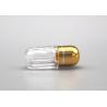 Buy cheap 3ml Golden Clear Pill Bottles OEM Empty Plastic Pill Bottles from wholesalers