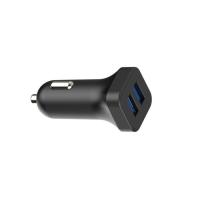 Buy cheap RoHs Certificated 12VDC - 24VDC USB Car Charger Dual USB Port 5V 2.4A product