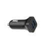 Buy cheap Fast Charging USB Car Charger With EU/AU/UK/US Socket Standard Dia.25 * 47mm from wholesalers