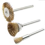 2.5cm Rust Removal Wire Metal Wheel Brush 4.7g 41mm Long Rotary Grinder Power