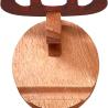 Buy cheap Natural Wooden Cell Phone Stand, Ecofriendly Smartphone Holder, Cute Cartoon Deer Office Mobile Phone Base from wholesalers