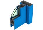 Anodized Durable Aluminum Door Profile L Shape Double Glass Acid Resistant