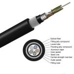 Outdoor Underwater Armored Fiber optic Cable GYTA33 steel wires armored 60 core