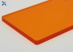 Fluorescent Orange Plexiglass Acrylic Sheet 4x8 Coloured Perspex Board
