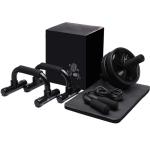 Buy cheap AB wheel with knee pad Gym push up Bar and jump rope Set Portable Equipment for Home Exercise gym tool from wholesalers