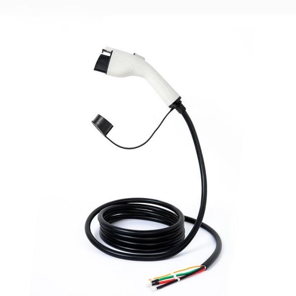 Buy cheap 9kW Type1 White Electric Car Charger Cable Plug 40A ,Single Gun Charging Cable AC 110V-240V from wholesalers