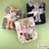 Buy cheap Printed Flannel Swaddle Blanket Travel High Warmth Retention Children Animal For Home from wholesalers
