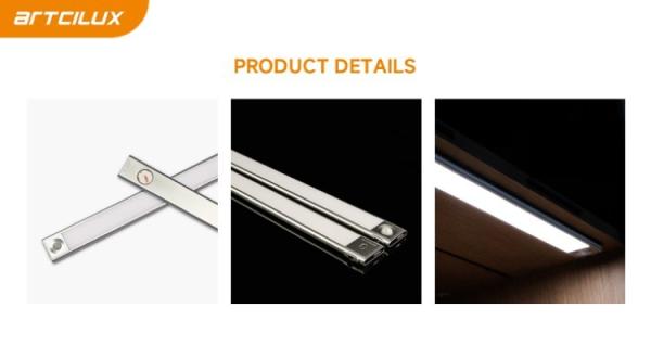 Buy cheap A3378 Rechargeable Body Sensor Pendant Light 200/400/520*40*12mm DC12V 4014-33LED 1.25W Ra 90 from wholesalers
