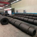 Ship Dock Cylinder Rubber Fender Customized Size ISO9001 Approved