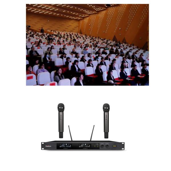 Buy cheap Professional 4 Channel Headset Wireless Microphone High Quality for Conference from wholesalers