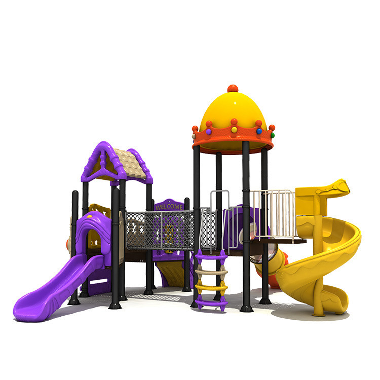 Aircraft Series Kids Playground Slides Custom Color Galvanized Pipe Plastic
