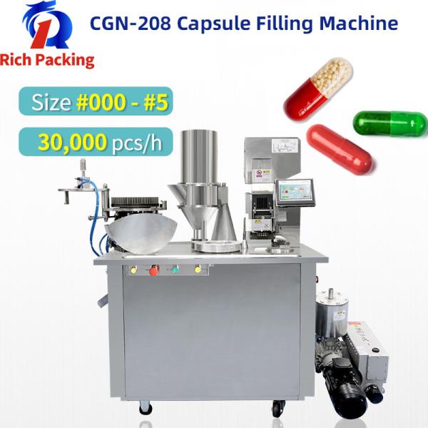 Buy cheap Semi Automatic Hard Gelatin Gel Capsule Filling Machine With High Efficiency from wholesalers