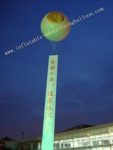 0.18mm Fireproof PVC Advertising Helium Balloon with Digital Printing of