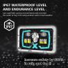 Buy cheap Yellow White Red Skull DRL Motorcycle LED Headlight CG125 Moto Led Headlight from wholesalers