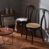 Buy cheap Nordic solid wood dining chair thonet Sonet chair backrest chair home retro rattan chair vintage furniture from wholesalers