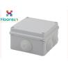 Buy cheap IP65 White Waterproof Junction Box Cable Gland 100 * 100 * 70 Size With PVC Stopper from wholesalers