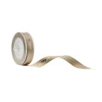 Christmas Gifts Champagne Satin Ribbon , Character Print Gold Satin Rope Ribbon