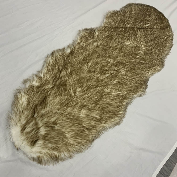 Area Gripper Imitation Sheepskin Meditation Rug Artificial Fur