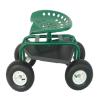 Buy cheap Steel Garden Cart Rolling Work Seat Steerable Rolling Work Seat Metal Scooter Cart from wholesalers