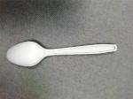 5.8 Inch Starch Based Compostable Spoon Green Large Heavyweight Disposable