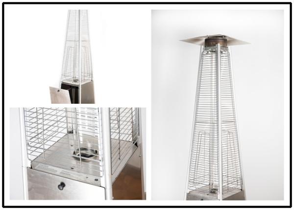 Buy cheap Tall Quartz Glass Tube Patio Heater , Powder Coated / Stainless Steel Gas Patio Heater from wholesalers