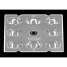 Buy cheap 50*50mm Dimension LED Chip Lens , Street Light Wide Angle LED Lens With CREE XTE from wholesalers