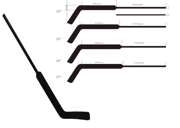 Buy cheap Matte / Glossy Carbon Fiber Field Hockey Stick Junior Goalie 500 Lbs Strength from wholesalers