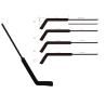 Buy cheap Matte / Glossy Carbon Fiber Field Hockey Stick Junior Goalie 500 Lbs Strength from wholesalers