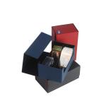 PU Leather Deck Card Box 35pt Sports Card Holder Box Super Large 2 Rows
