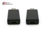 Black Automotive Electronic Accessories , HDMI Video Out Adapter Plug And Play