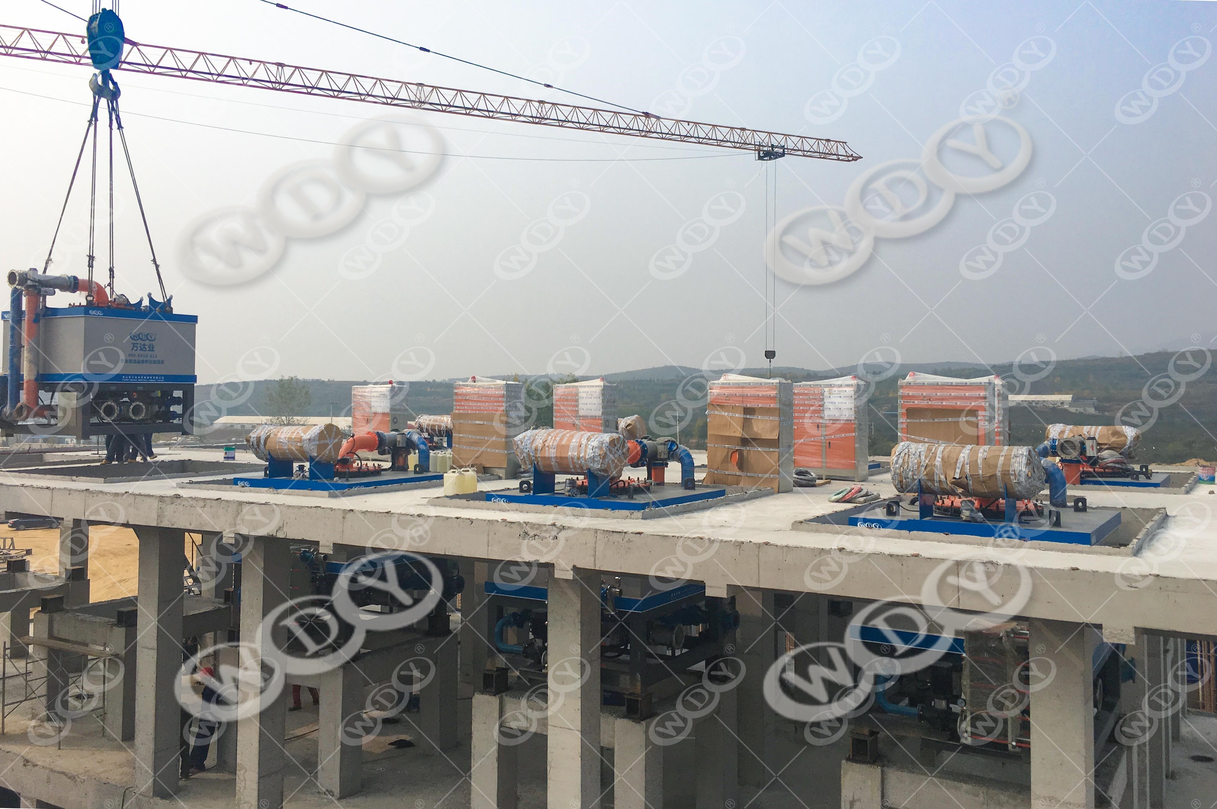Automatic Oil - Cooling Electromagnetic Separator For Kaolin, Non-Metallic Mineral Ceramics Slurry With Energy Saving