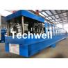 Buy cheap C Purlin Steel Roll Forming Machine With Hydraulic Punching 17 Forming Stations from wholesalers
