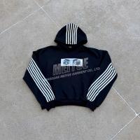 Buy cheap Custom Grams Digital Print Hoodie Men French Terry Mens Striped Hoodie product