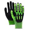 Buy cheap TPR Anti Impact Anti Slip safety gloves Oil Resistance Nylon Nitrile Work Gloves from wholesalers