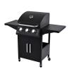 Buy cheap Bistro 3 Burners Gas BBQ Rotisserie Stove with Warming Area and Flat Plate Griddle from wholesalers
